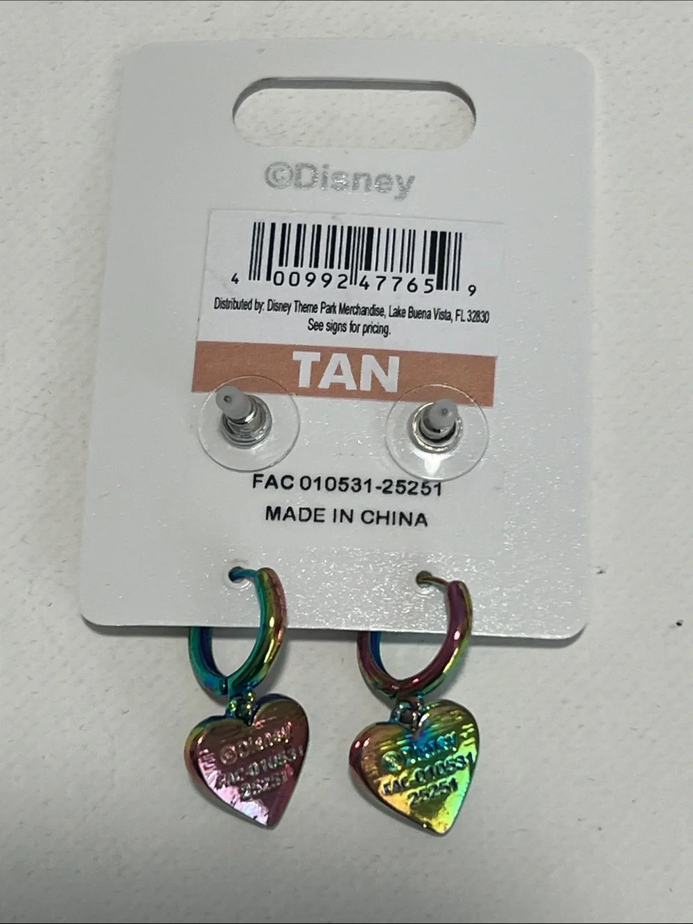 NWT Glow in the Dark Evil Queen Earrings Set